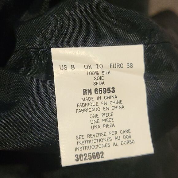 Size 8 David Warren Floral Silk Maxi Dress - Picture 4 of 4